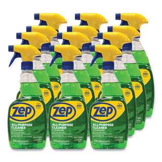 Zep Commercial® All-Purpose Cleaner and Degreaser, Fresh Scent, 32 oz Spray Bottle, 12/Carton (ZPEZUALL32CT)