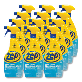 Zep Commercial® Air and Fabric Odor Eliminator, Fresh Scent, 32 oz, 12/Carton (ZPEZUAIR32CT)