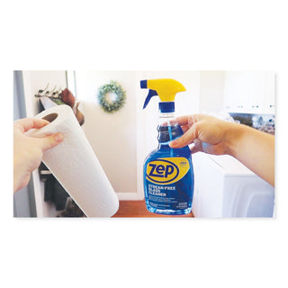 Zep Commercial® Streak-Free Glass Cleaner, Pleasant Scent, 32 oz Spray Bottle (ZPEZU112032EA) (ZPEZU112032EA)