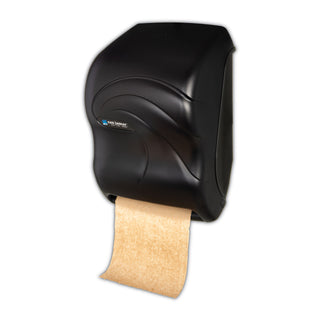 San Jamar® Electronic Touchless Roll Towel Dispenser, 11 3/4 x 9 x 15 1/2, Black (SANT1390TBK)