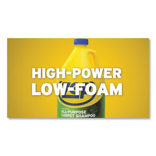 Zep Commercial® Concentrated All-Purpose Carpet Shampoo, Unscented, 1 gal, 4/Carton (ZPEZUCEC128CT)