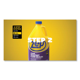 Zep Commercial® Stain Resistant Floor Sealer, Unscented, 1 gal, 4/Carton (ZPEZUFSLR128CT)