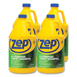 Zep Commercial® Concentrated All-Purpose Carpet Shampoo, Unscented, 1 gal, 4/Carton (ZPEZUCEC128CT)