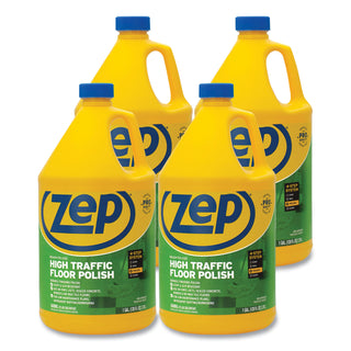 Zep Commercial® High Traffic Floor Polish, 1 gal, 4/Carton (ZPEZUHTFF128CT)