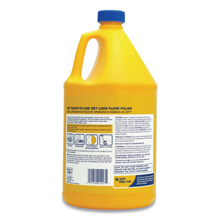 Zep Commercial® Wet Look Floor Polish, 1 gal Bottle (ZPEZUWLFF128)