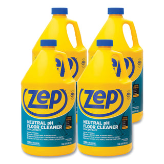 Zep Commercial® Neutral Floor Cleaner, Fresh Scent, 1 gal, 4/Carton (ZPEZUNEUT128CT)