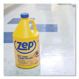 Zep Commercial® Wet Look Floor Polish, 1 gal Bottle (ZPEZUWLFF128)