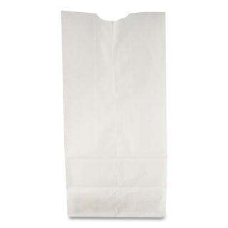 General Grocery Paper Bags, 30 lbs Capacity, #2, 4.31"w x 2.44"d x 7.88"h, White, 500 Bags (BAGGW2-500)