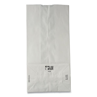 General Grocery Paper Bags, 35 lbs Capacity, #6, 6"w x 3.63"d x 11.06"h, White, 500 Bags (BAGGW6-500)