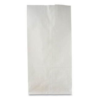 General Grocery Paper Bags, 35 lbs Capacity, #8, 6.13"w x 4.17"d x 12.44"h, White, 500 Bags (BAGGW8-500)