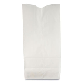 General Grocery Paper Bags, 35 lbs Capacity, #10, 6.31"w x 4.19"d x 13.38"h, White, 500 Bags (BAGGW10-500)