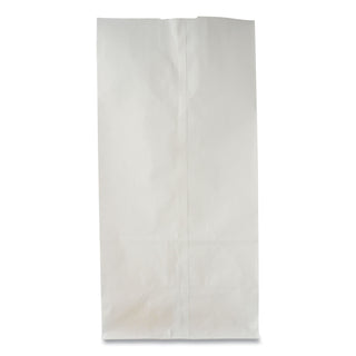 General Grocery Paper Bags, 35 lbs Capacity, #10, 6.31"w x 4.19"d x 13.38"h, White, 500 Bags (BAGGW10-500)
