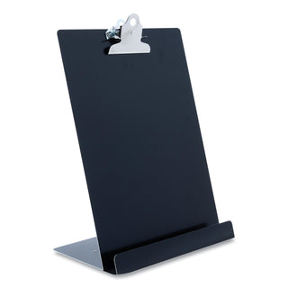 Saunders Free Standing Clipboard and Tablet Stand, 1" Clip Capacity, Holds 8.5 x 11, Black (SAU22521)