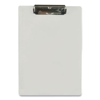 Saunders Acrylic Clipboard, 1/2" Capacity, Holds 8-1/2w x 12h, Clear (SAU21565)