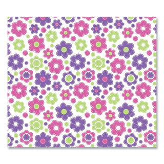 deflecto® FashionMat Chair Mat, Rectangular, 35 x 40, Daisies (DEFCM3540LD)