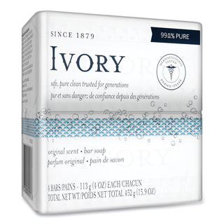 Ivory® Bar Soap, 4 Packs, 4 oz. Each, 18/Case, 72 Total (PGC82757)