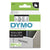 DYMO® D1 High-Performance Polyester Removable Label Tape, 0.5" x 23 ft, Black on Clear (DYM45010)