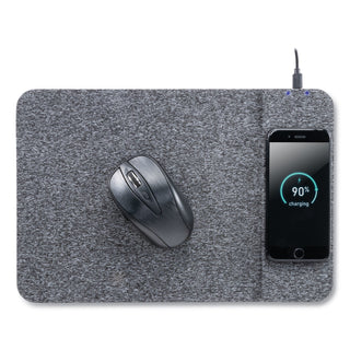 Allsop® PowerTrack Wireless Charging Mousepad - (32192) - 0.30" x 13" x 8.80" Dimension - Black - Fabric - 1 Pack (ASP32192)