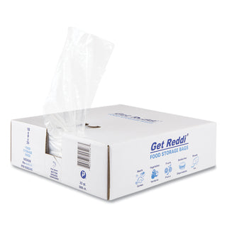 InteplastPitt Food Bags, 22 qt, 0.85 mil, 10" x 24", Clear, 500/Carton (IBSPB100824M)