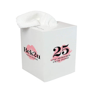 Arkwright Home Bck2U Makeup Towel Tissue Box 9x9 White (1Box) (PNP-TB-Makeup)