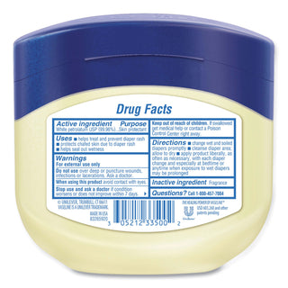 Vaseline® Jelly Original, 13 oz Jar, 24/Carton (UNI34500CT)