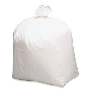 Earthsense® Commercial Linear-Low-Density Recycled Tall Kitchen Bags, 13 gal, 0.85 mil, 24" x 33", White, 150/Box (WBIRNW1K150V)