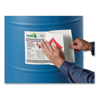 Avery® UltraDuty GHS Chemical Waterproof and UV Resistant Labels, 8.5 x 11, White, 50/Pack (AVE60521)