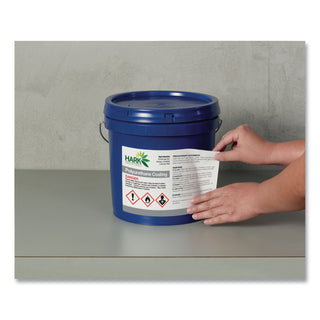 Avery® UltraDuty GHS Chemical Waterproof and UV Resistant Labels, 4.75 x 7.75, White, 2/Sheet, 50 Sheets/Pack (AVE60522)