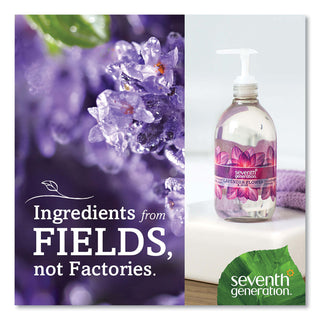 Seventh Generation® Natural Hand Wash, Lavender Flower & Mint, 12 oz Pump Bottle, 8 Bottles per Case (SEV22926CT)
