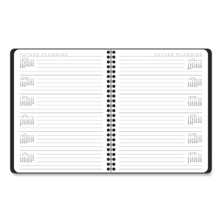AT-A-GLANCE® Contemporary Lite Weekly/Monthly Planner, 8.75 x 7, Black Simulated Leather Cover, 12-Month (Jan to Dec): 2025 (AAG7054XL05)