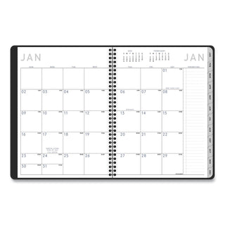AT-A-GLANCE® Contemporary Lite Weekly/Monthly Planner, 11 x 8.25, Black Simulated Leather Cover, 12-Month (Jan to Dec): 2025 (AAG7095XL05)