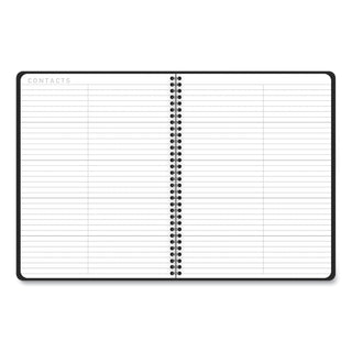 AT-A-GLANCE® Contemporary Lite Weekly/Monthly Planner, 11 x 8.25, Black Simulated Leather Cover, 12-Month (Jan to Dec): 2025 (AAG7095XL05)