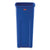 Rubbermaid® Commercial Recycled Untouchable Square Recycling Container, Plastic, 23gal, Blue (RCP356973BE)