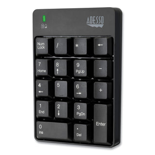Adesso WKB6010UB Wireless 18-Key Numeric USB Keypad, Black (ADEWKB6010UB)