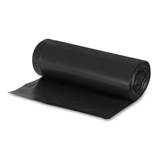 Earthsense® Commercial Linear Low Density Recycled Can Liners, 60 gal, 1.25 mil, 38" x 58", Black, 100/Carton (WBIRNW6050)
