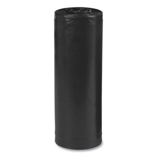 Earthsense® Commercial Linear Low Density Recycled Can Liners, 60 gal, 1.25 mil, 38" x 58", Black, 100/Carton (WBIRNW6050)
