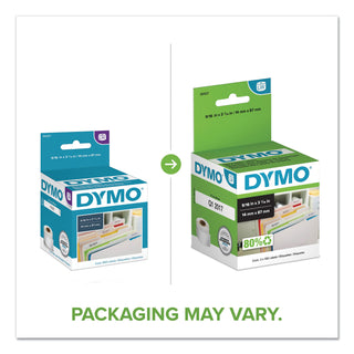 DYMO® File Folder 1-Up - File Folder Labels - Black On White - 0.5625&quot; x 3.437&quot; - 260 Label(s) (899738)