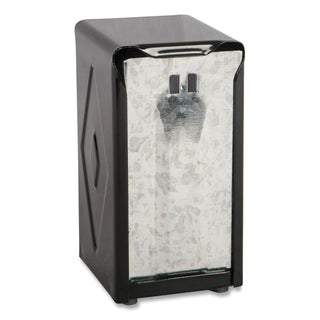 San Jamar® Tabletop Napkin Dispenser, Tall Fold, 3 3/4 x 4 x 7 1/2, Capacity: 150, Black (H900BK)