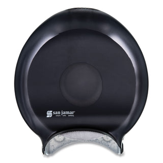 San Jamar® Single-Roll Jumbo Bath Tissue Dispenser, 10 1/4 x 5 5/8 x 12, Black Pearl (SANR2000TBK)