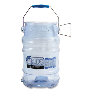 San Jamar® Saf-T-Ice Tote, 6gal Capacity, Transparent Blue (SJMSI6000) (SANSI6000)
