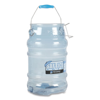 San Jamar® Saf-T-Ice Tote, 6gal Capacity, Transparent Blue (SJMSI6000) (SANSI6000)