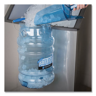 San Jamar® Saf-T-Ice Tote, 6gal Capacity, Transparent Blue (SJMSI6000) (SANSI6000)