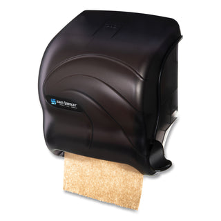 San Jamar® Element Lever Roll Towel Dispenser, Oceans, Black, 12 1/2 x 8 1/2 x 12 3/4 (SANT990TBK)