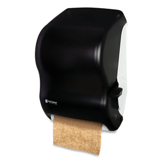 San Jamar® Lever Roll Towel Dispenser, Classic, Black Pearl, 12 15/16 x 9 1/4 x 16 1/2 (SJMT1100TBK)