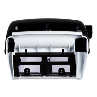 San Jamar® Lever Roll Towel Dispenser, Classic, Black Pearl, 12 15/16 x 9 1/4 x 16 1/2 (SJMT1100TBK)