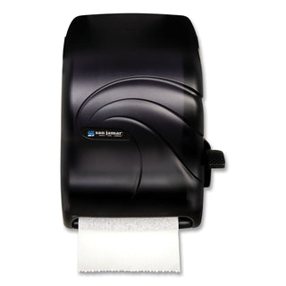San Jamar® Lever Roll Towel Dispenser, Oceans, Black Pearl, 12 15/16 x 9 1/4 x 16 1/2 (911909)