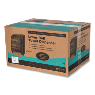 San Jamar® Lever Roll Towel Dispenser, Oceans, Black Pearl, 12 15/16 x 9 1/4 x 16 1/2 (911909)