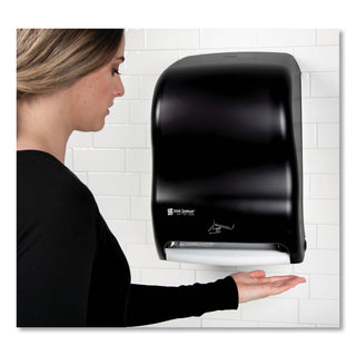 San Jamar® Smart System with iQ Sensor Towel Dispenser, 11 3/4 x 9 x 15 1/2, Black Pearl (SANT1400TBK)
