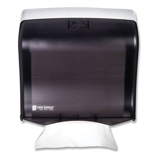 San Jamar® Ultrafold Fusion C-Fold & Multifold Towel Dispenser, 11 1/2x5 1/2x11 1/2, Black (SANT1755TBK)