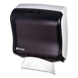 San Jamar® Ultrafold Fusion C-Fold & Multifold Towel Dispenser, 11 1/2x5 1/2x11 1/2, Black (SANT1755TBK)